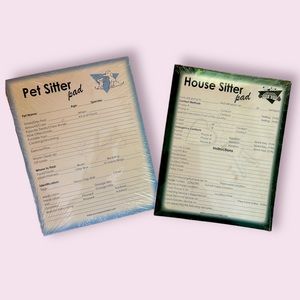 Persisted and house sitter note pads NWT